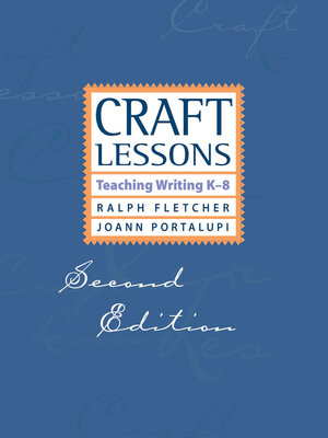 Craft Lessons - ebook